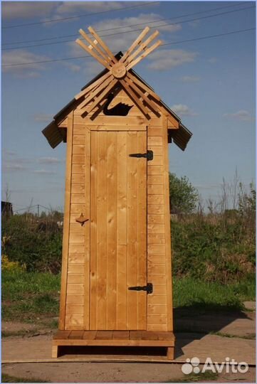 Дачный туалет с лебедем GXE