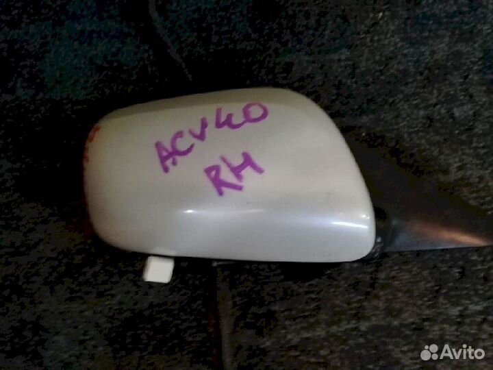 Зеркало переднее правое Toyota Camry ACV40 белый