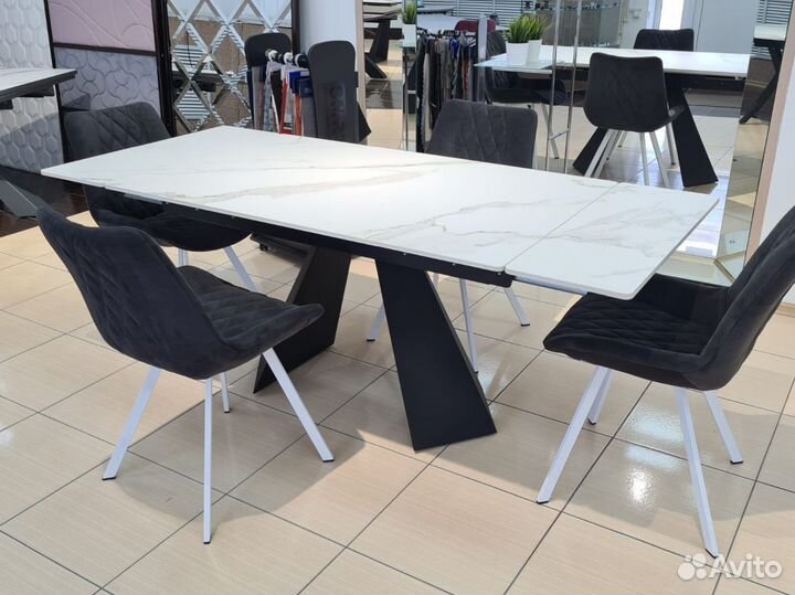 Стол из керамогранита раздвижной SKR-48724