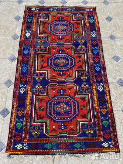Старинный ковер ручной работы (халича)