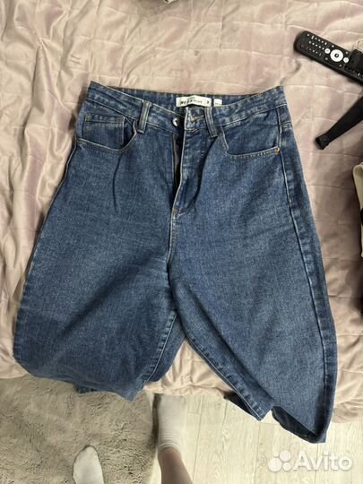 Джинсы синие