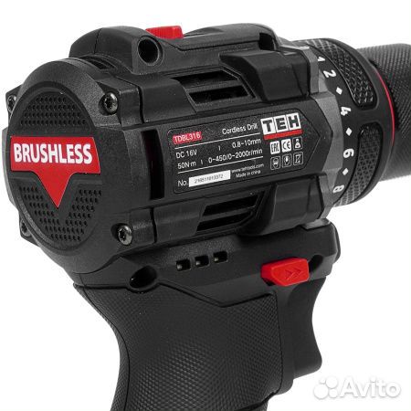 Аккумуляторная дрель TEH tdbl316
