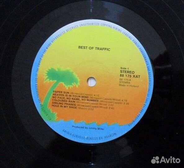 Виниловая пластинка Traffic Best Of Traffic
