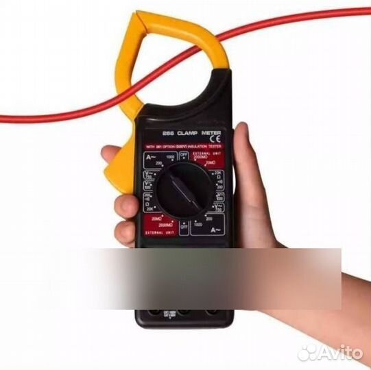 Клемметер,мультиметр токовые клещи токоизмерительн
