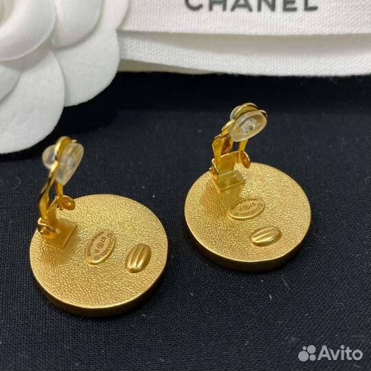 Серьги премиум качества Chanel