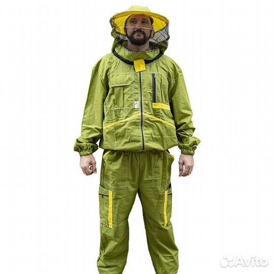 Костюм пчеловода Гост на молнии с сеткой (бязь, Б4