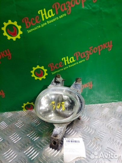 Птф противотуманная фара левая Peugeot 308