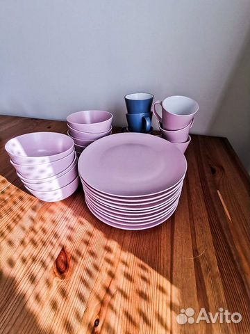 Тарелки IKEA, пиалы, чашки