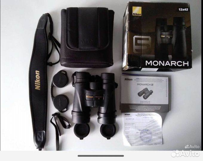 Бинокль Nikon monarch 5 12 - 42