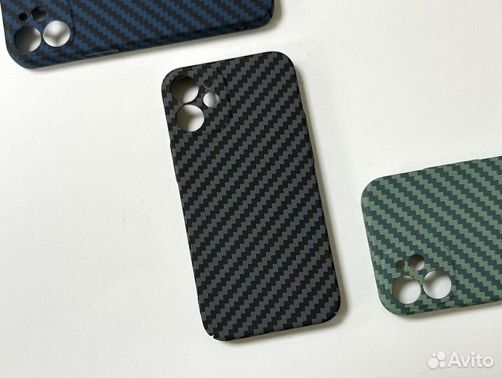 Чехол на iPhone 12 Mini под Карбон