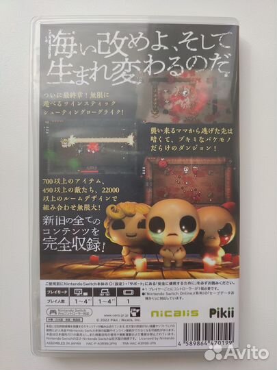 The Binding of Isaac Nintendo Switch