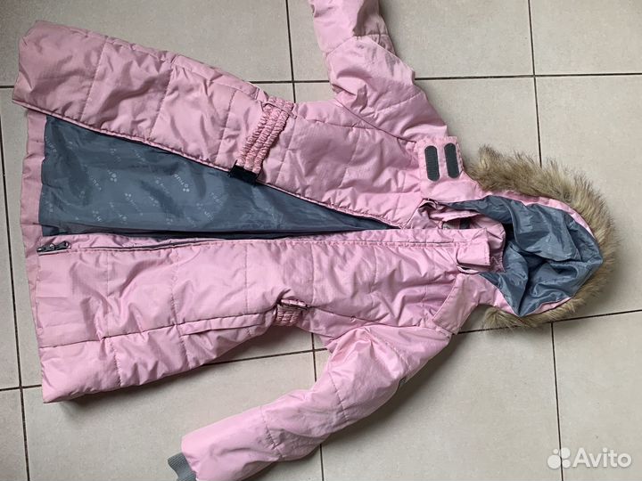 Пальто зимнее Huppa для девочки на рост 128