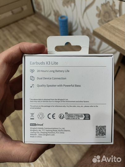 Беспроводные наушники honor choice earbuds x3 lite