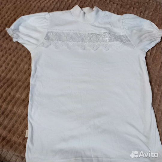 Блузка белая школьная