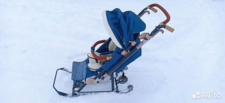 Детские санки коляска Ника
