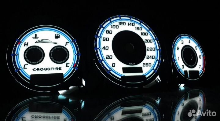 Шкалы приборов Chrysler Crossfire (04-08) V2