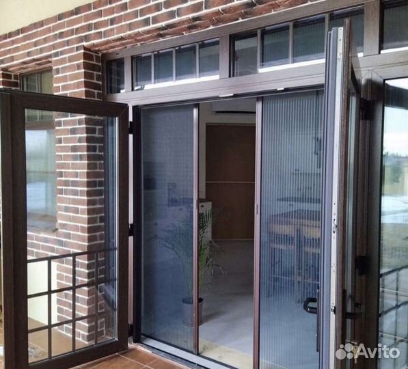 Москитная сетка плиссе раздвижная