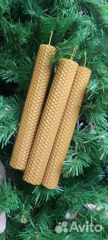 Свечи из натуральной вощины