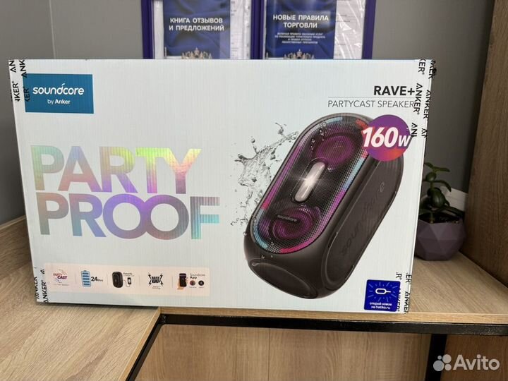 Акустическая колонка Anker SoundCore Rave+ A3391 Ч