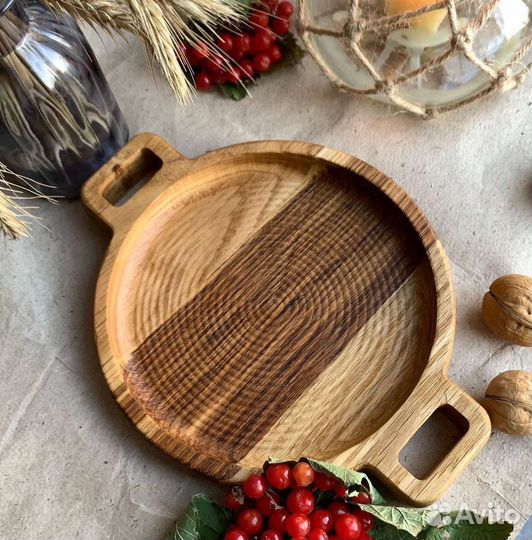 Доска для подачи блюд Тарелка деревянная