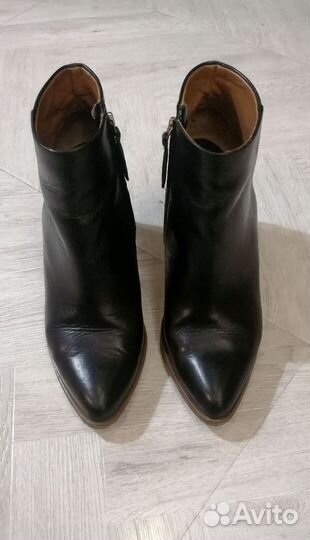 Ботильоны Mango натуральная кожа 40