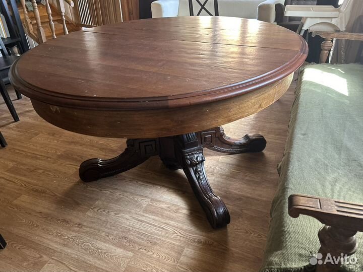 Стол старинный большой раскладной