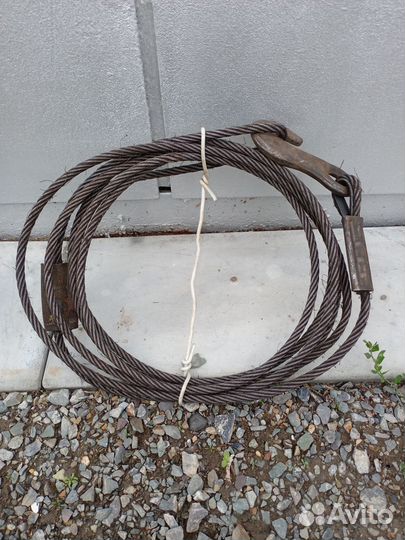 Стальной буксировочный трос длиной 5м