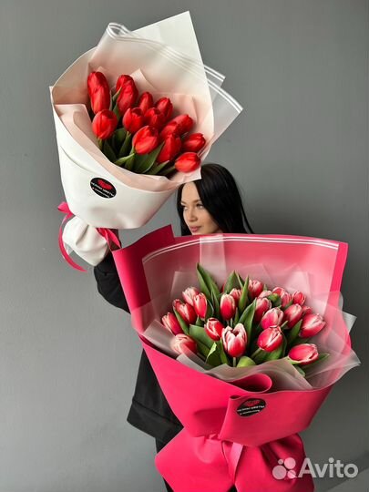 Тюльпаны Цветы Букеты Доставка Челны