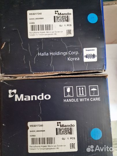 Амортизаторы передние