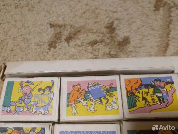 Сувенирные спички СССР охотничьи