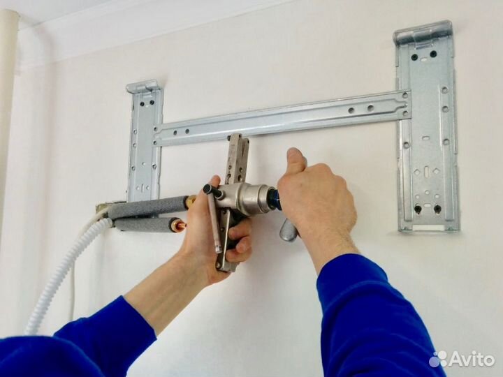 Установка сплит систем,закладка коммуникаций