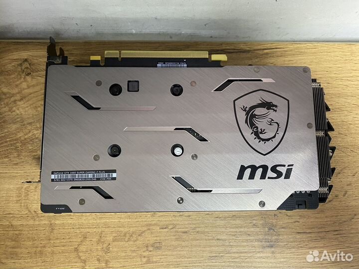 6Gb MSI GTX 1660 Super Gaming Z Plus, на пломбе