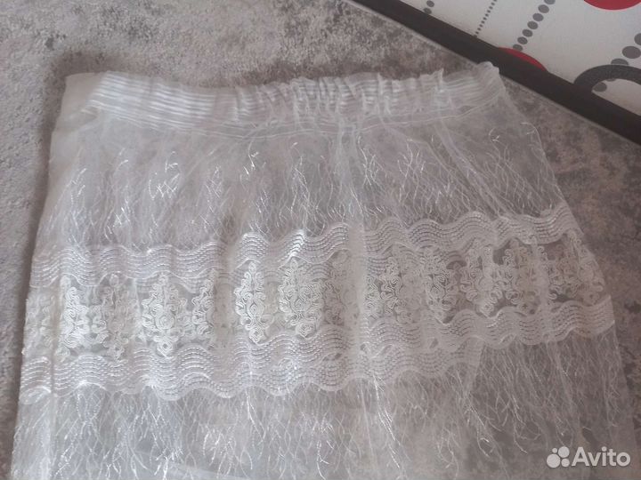 Тюль с вышивкой Турция