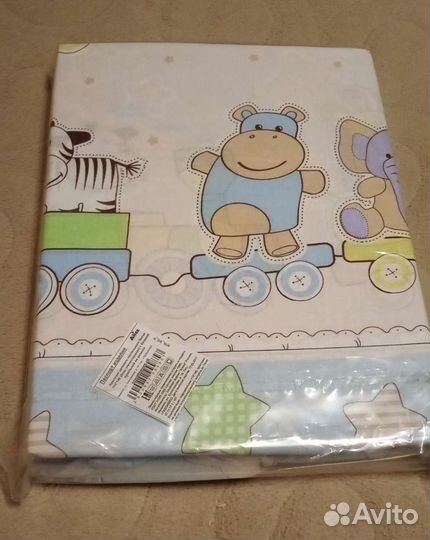 Детское постельное белье, бязь, новое, 120х60