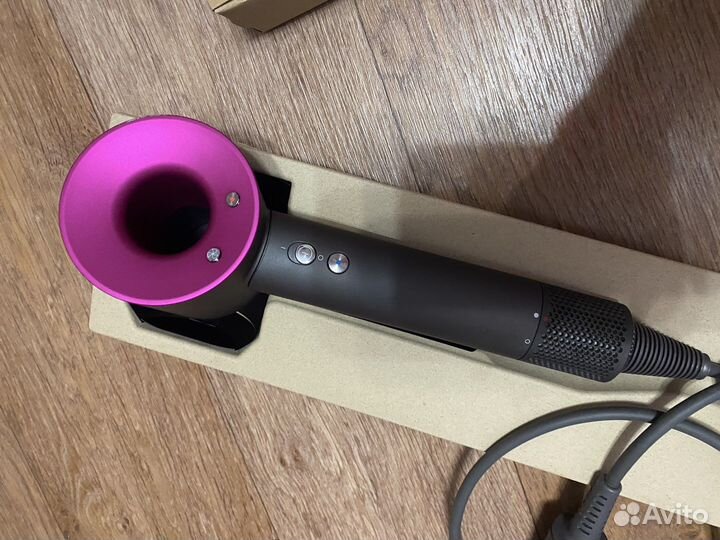 Фен dyson supersonic hd07, 1600 Вт, фуксия и серый