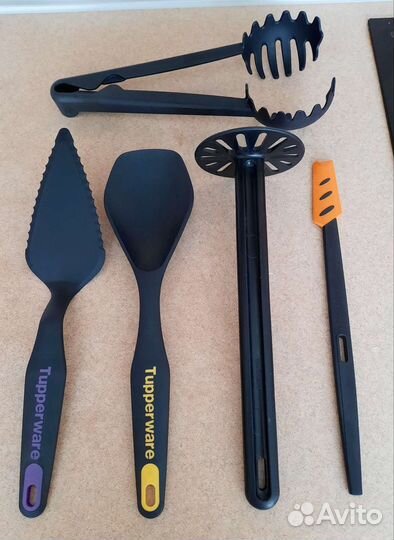 Tupperware,Стеклянная доска,приборы,крупа