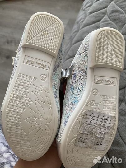 Туфли для девочки праздничные 26