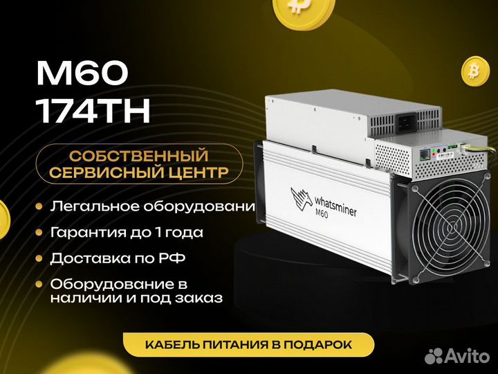 Whatsminer M60 174 Th