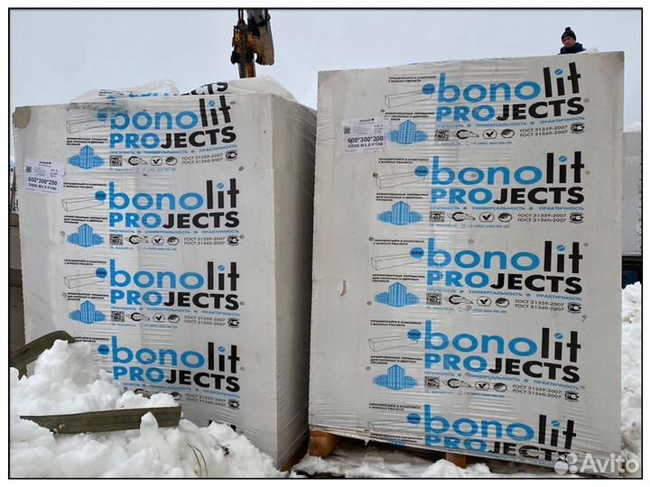 Газобетонные блоки Bonolit