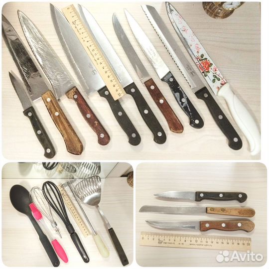 Нож Толкушка Венчик Шумовка Кисть конд. Ложка конд