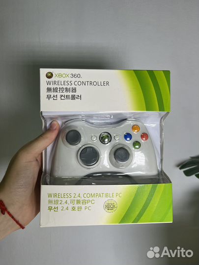 Джойстик для Xbox 360 беспроводной белый