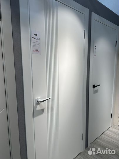 Двери межкомнатные белые