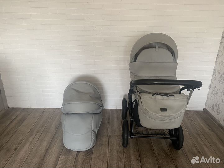Коляска indigo (экокожа) 2в 1
