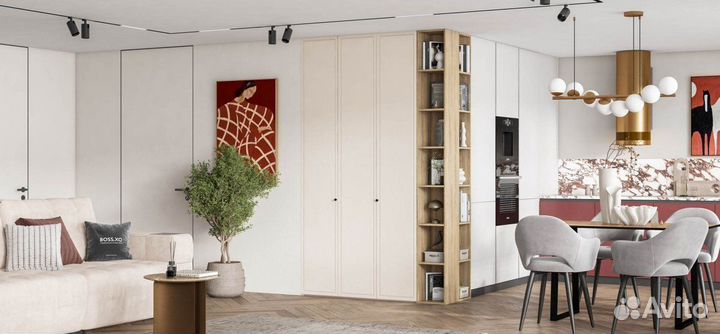 Стеллаж boss NEW Крафт табачный