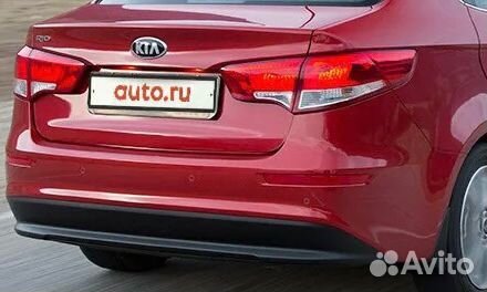 Бампер задний в цвет Kia Rio 3 рест 2015-2017 mzh8