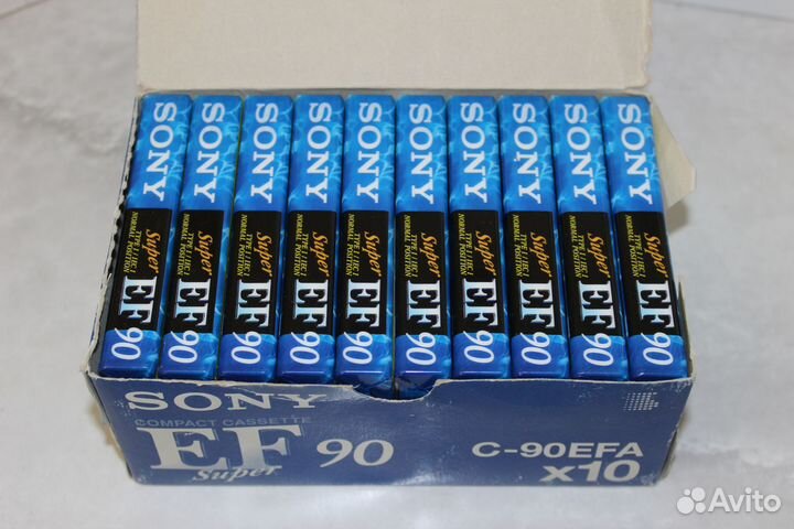 Кассеты sony super EF 90
