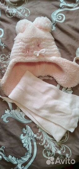 Комплект шапка, шарф