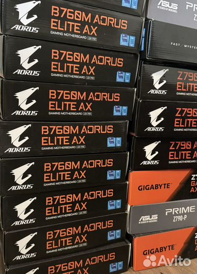 Материнская плата B760M Aorus Elite AX гарантия