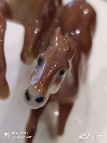 Редкая фарфоровая статуэтка Лошади