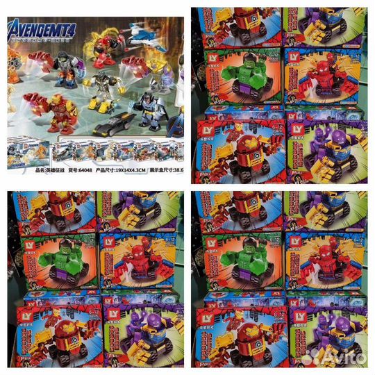 Наборы конструктора герои марвел человек паук